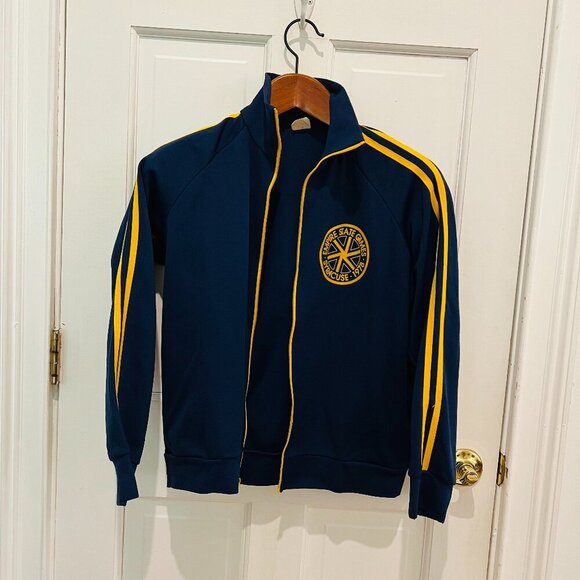 VINTAGE 1979 EMPIRE STATE GAMES SYRACUSE NY WARM-UP TRACK 'CREW' JACKET - Picture 3 of 16